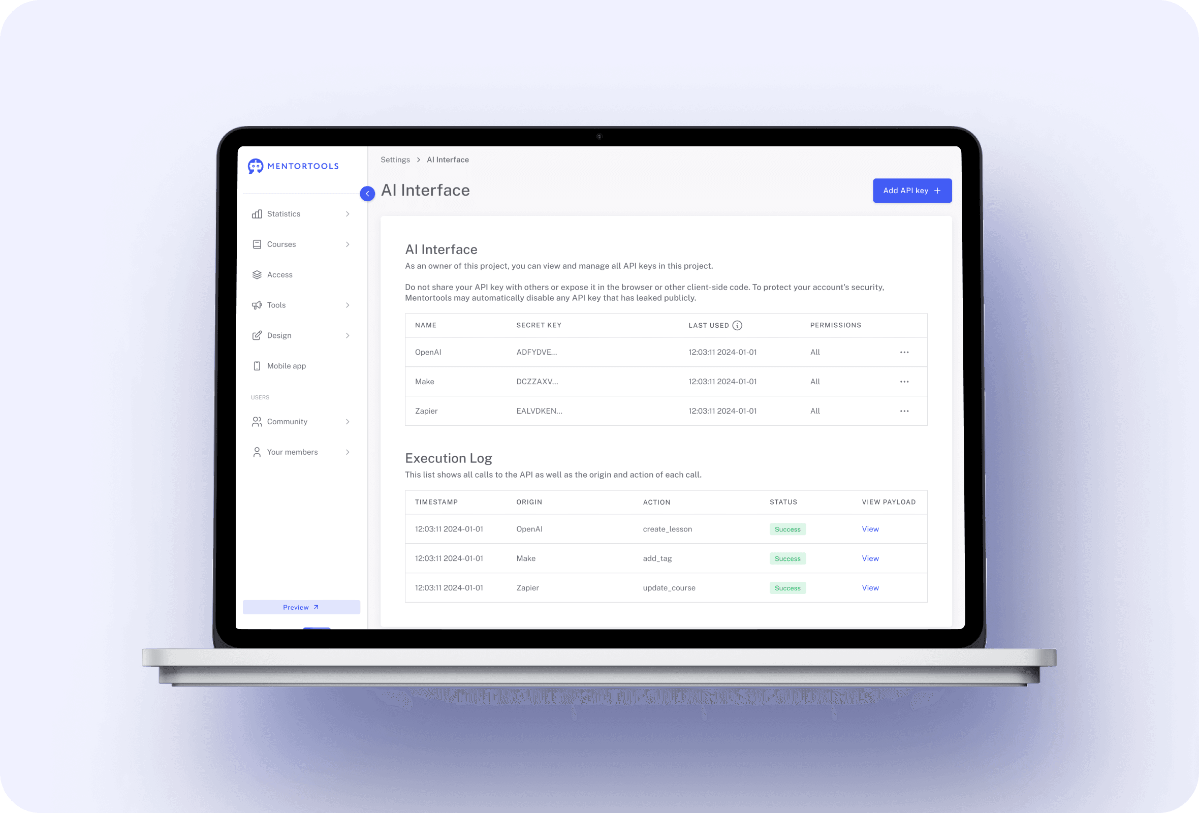 AI Interface API