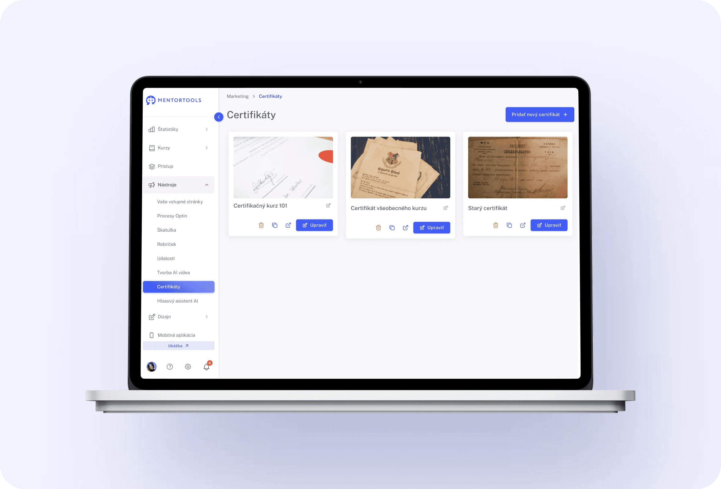 Certificates feature 1
