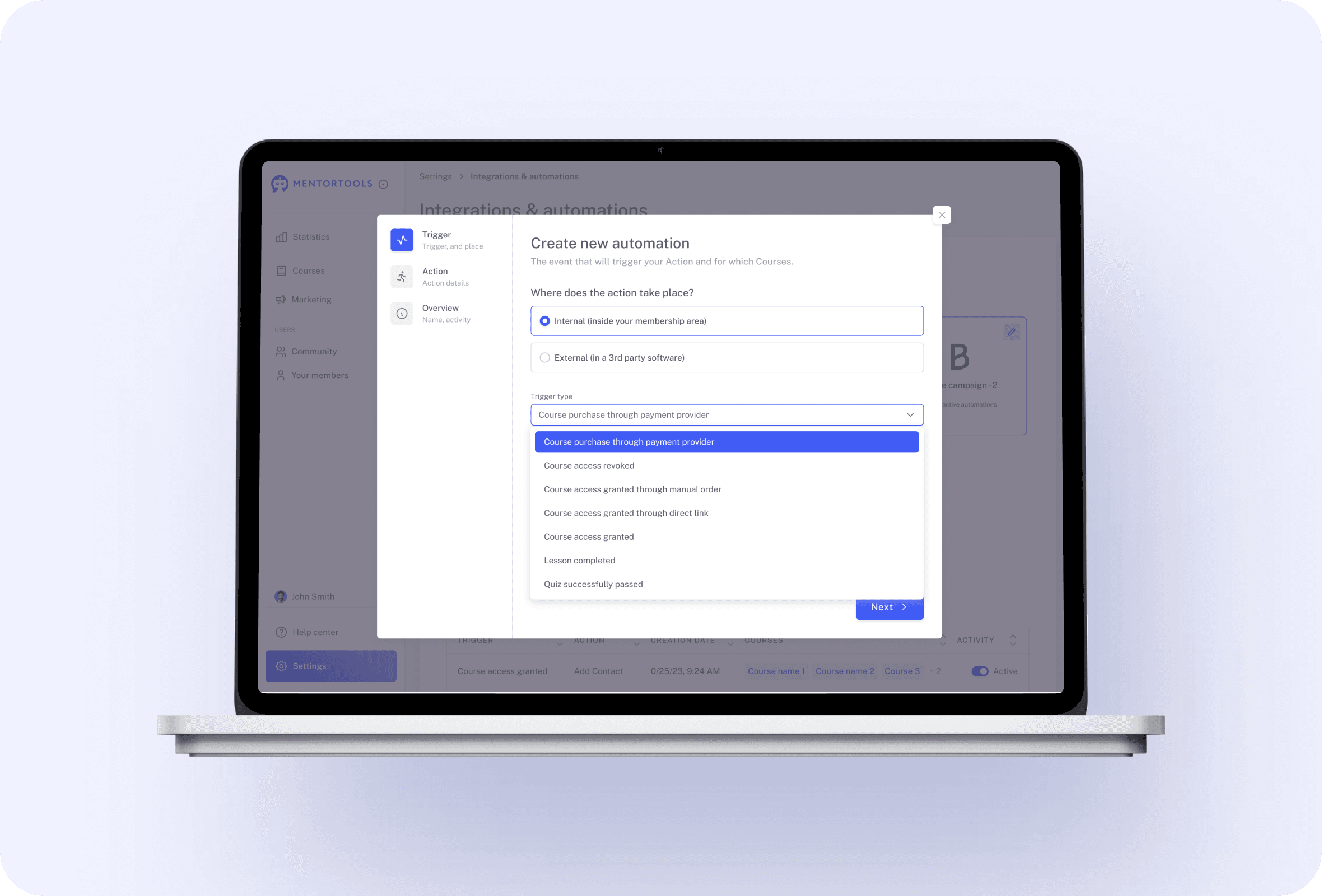 Event-driven automation