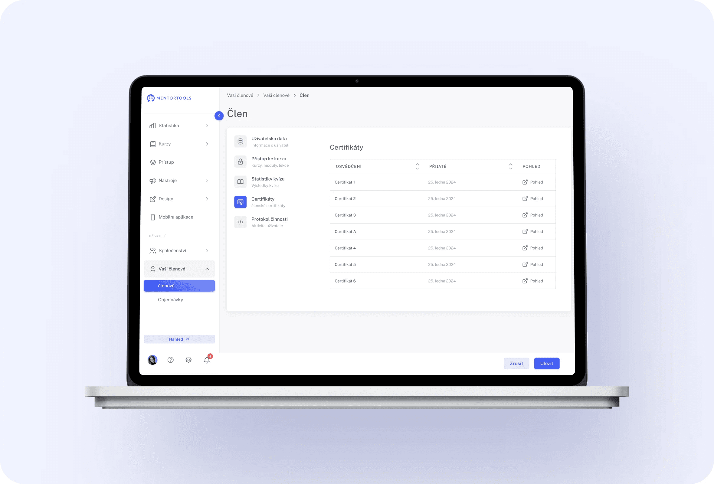 Certificates feature 5