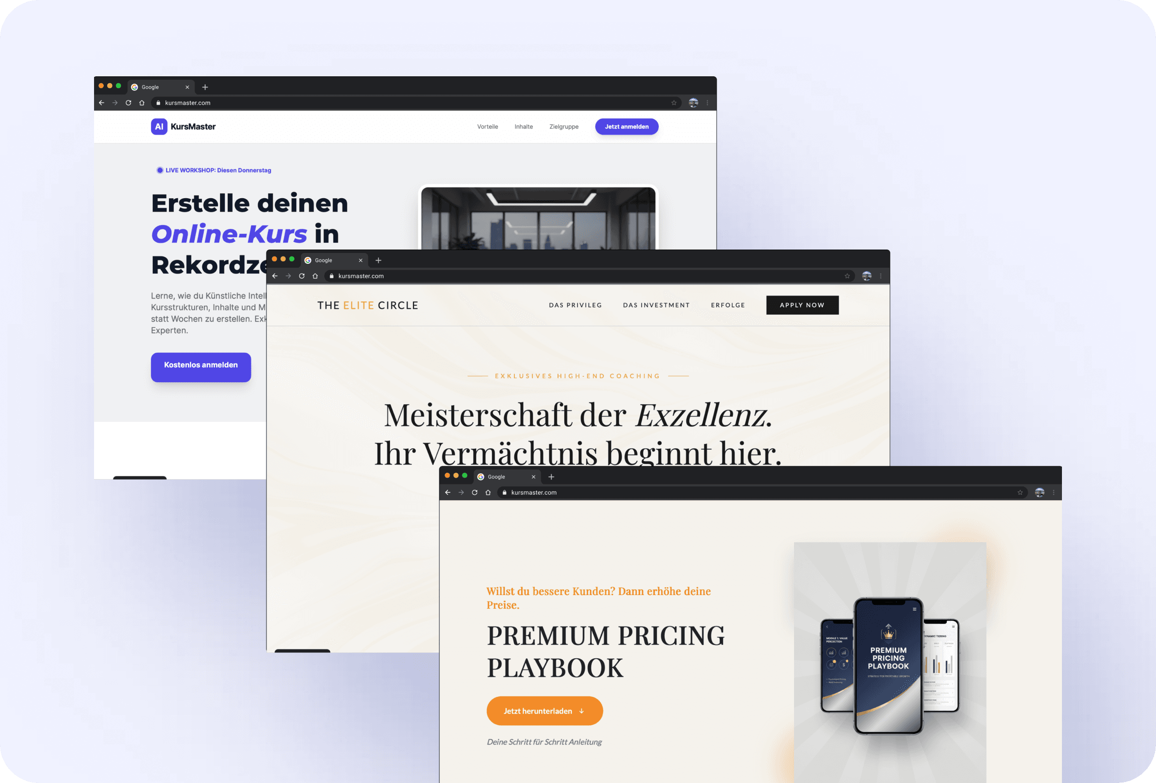 Landing pages with AI
