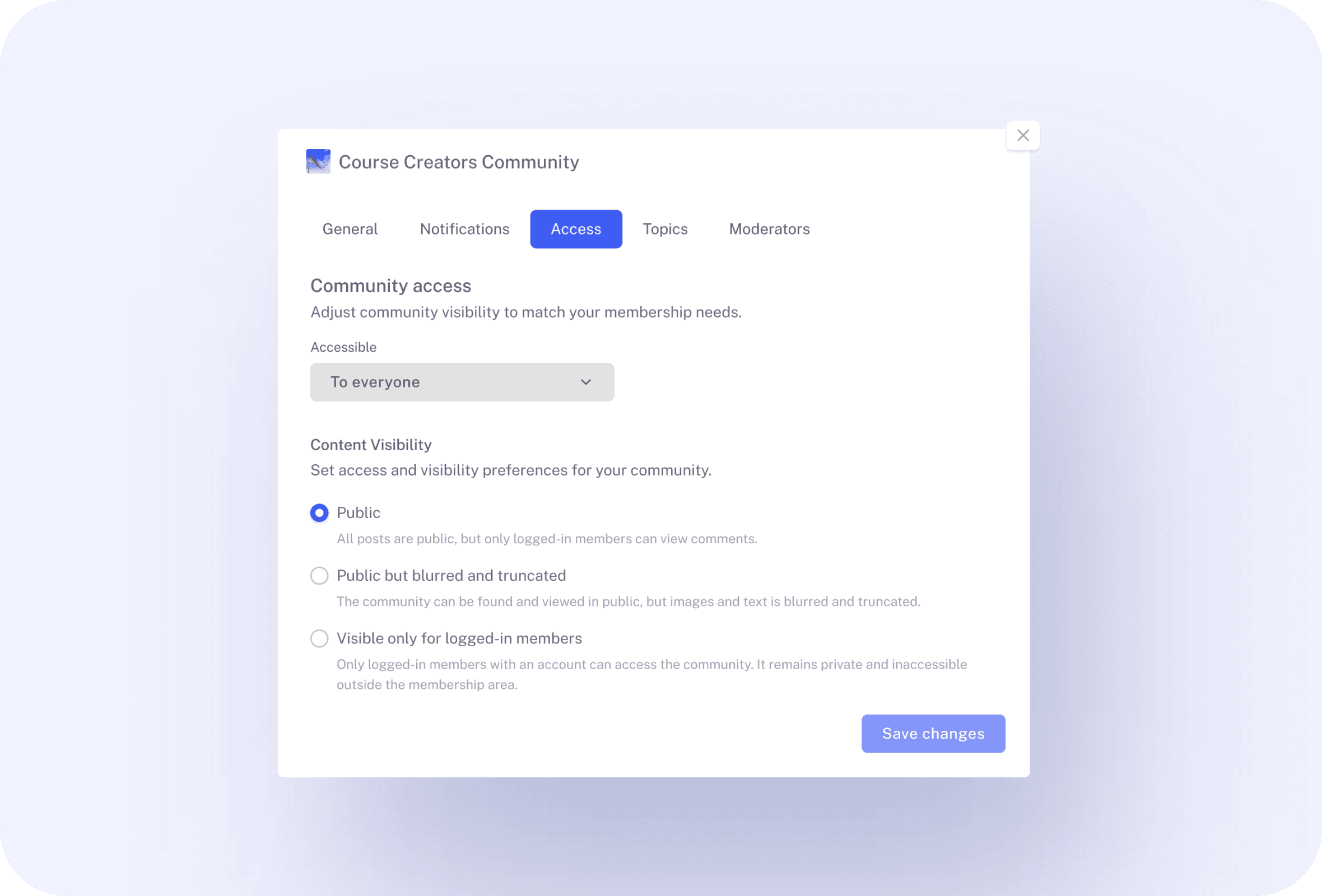 InteractivityCommunity feature 6