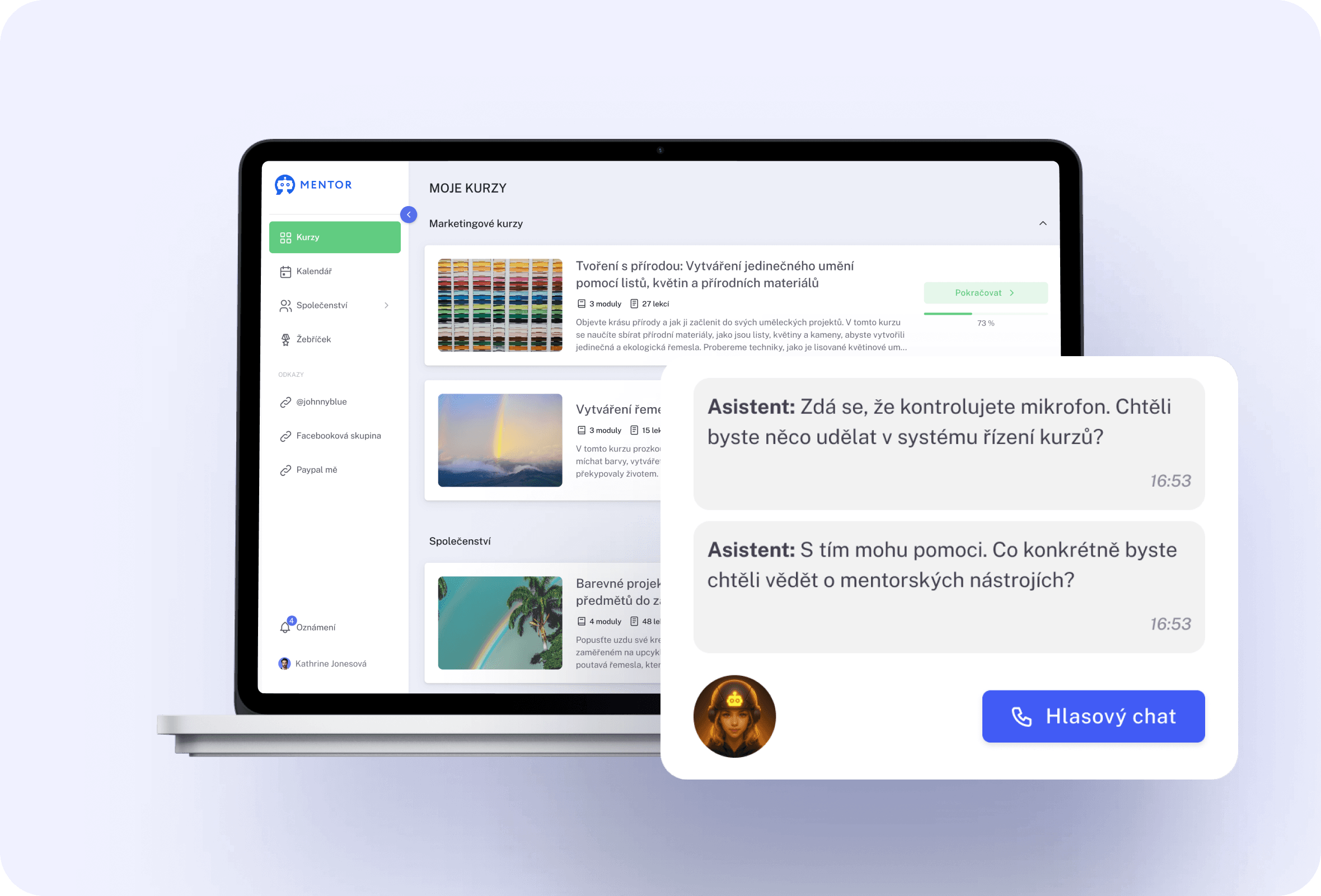 Chat and Audio Assistant for Students