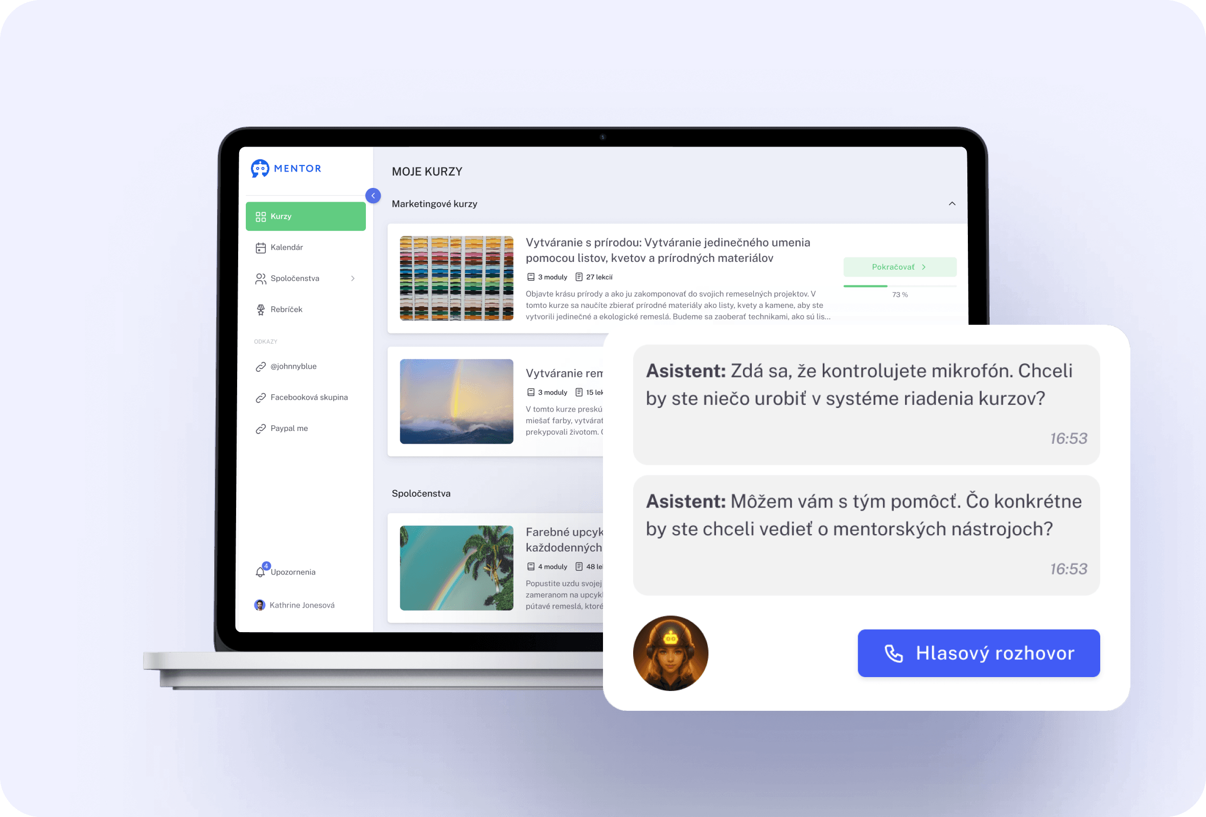 Chat and Audio Assistant for Students