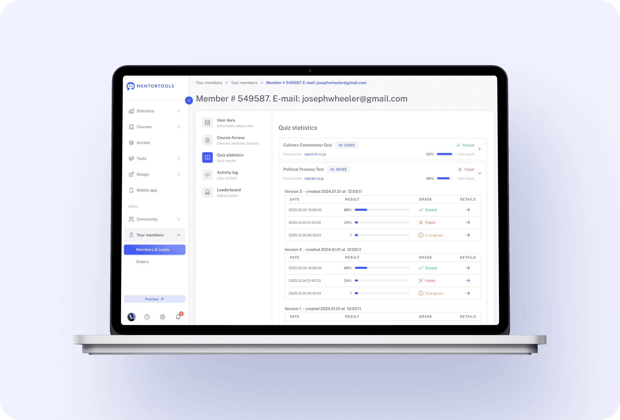Reporting feature 7